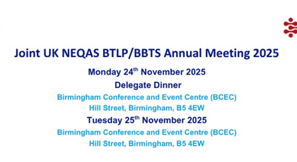 Joint UK NEQAS BTLP/BBTS Annual Meeting 2025