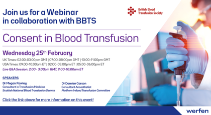 Consent in Blood Transfusion Webinar