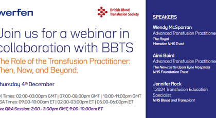 The Role of the Transfusion Practitioner: Then, Now and Beyond.