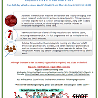 RCPath & SHOT Advances in Transfusion Symposium